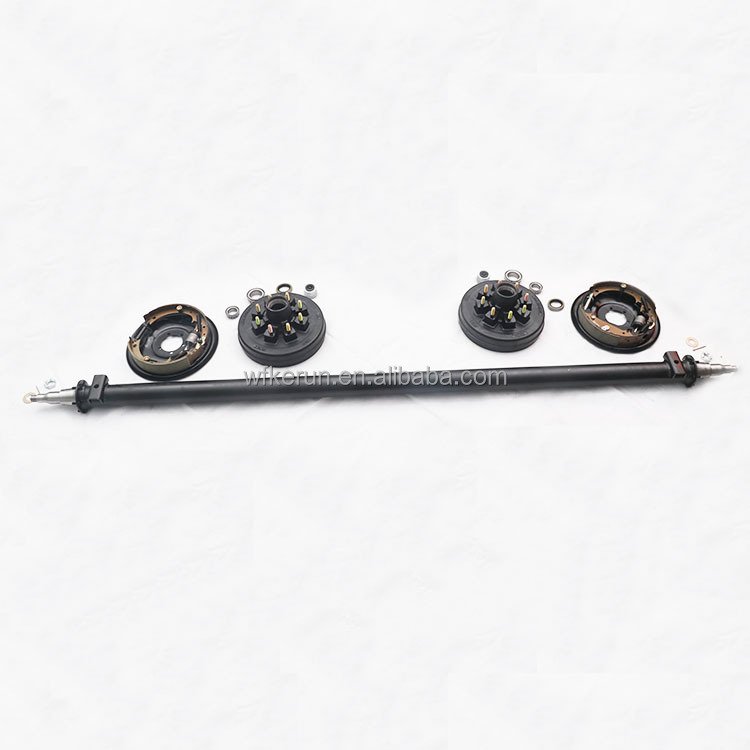 Hot Sale Products 3500/ 6000/ 7000 Lbs Trailer Electric Drum Brake Double Axle Trailer with Trailer Axle Spindle